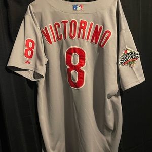 Phillies Jersey Shane Victorino 2008 World Series Road